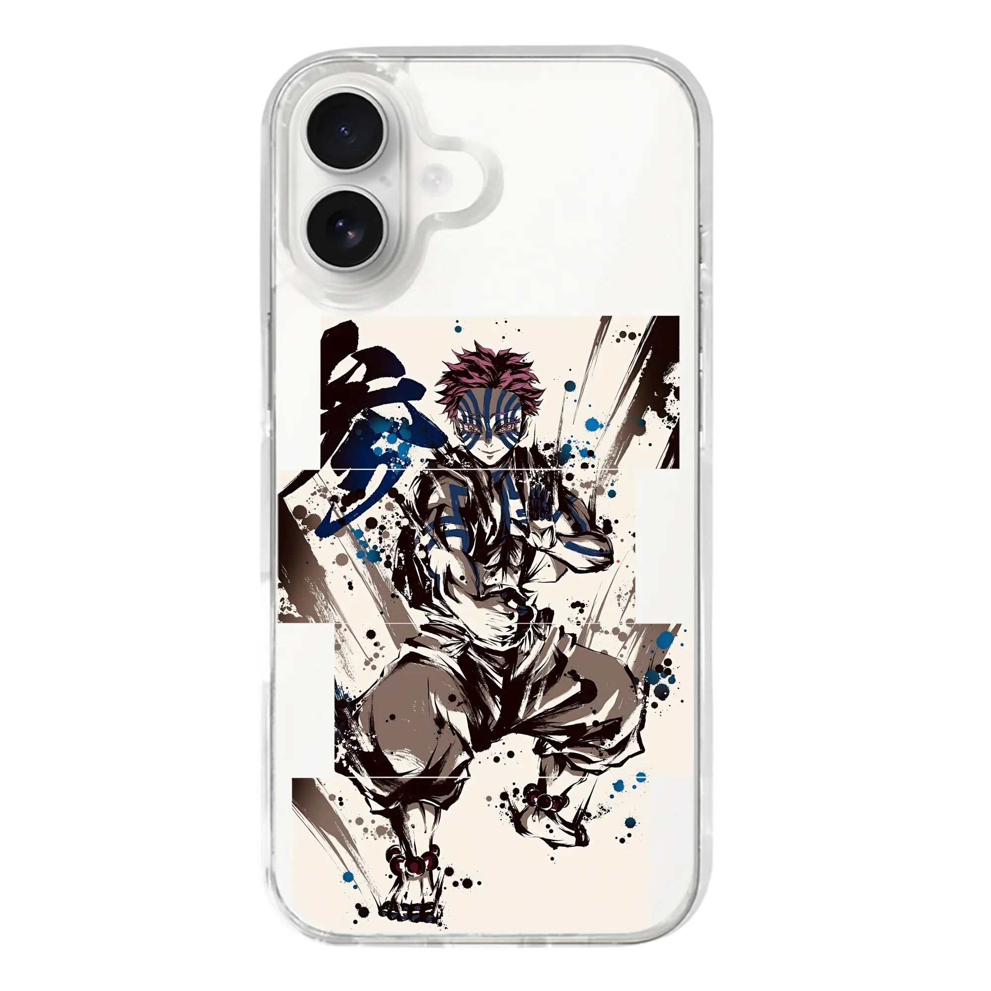 鬼滅の刃 グッズ,猗窩座 - iPhone 17シリーズ 透明スマホケース – 薄型・耐衝撃・精密フィット保護カバー